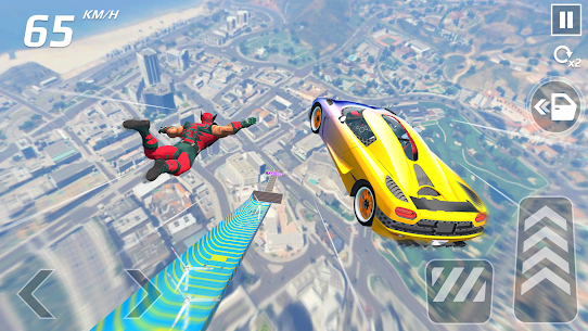 GT Car Stunts 3D: Autospiele MOD APK (Unbegrenztes Geld) 4