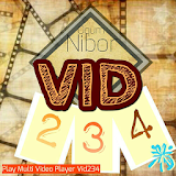 Play multi video viewer Vid234 icon