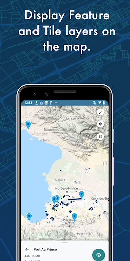 Screenshot of MapCache by NGA