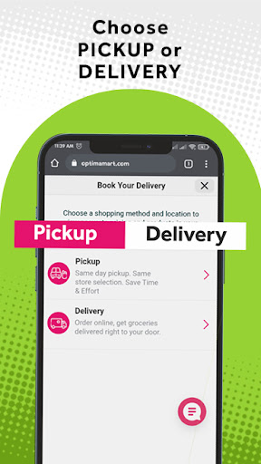 Android application Optima Mart screenshort