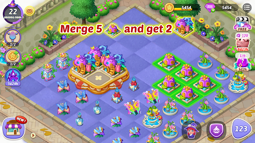 Merge Witches-Match Puzzles Mod APK 4.18.0 (Unlimited money) Gallery 5