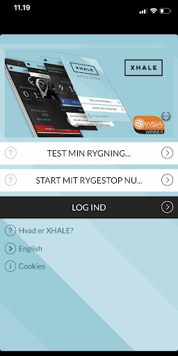 Android application XHALE screenshort