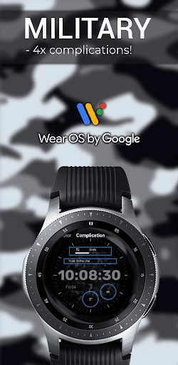 Military Watch Face - F01 Screen 2