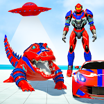 Cover Image of Download Crocodile Robot Car Transform Mega Robot Games 1.0.1 APK