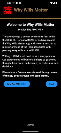 Android application Why Wills Matter screenshort