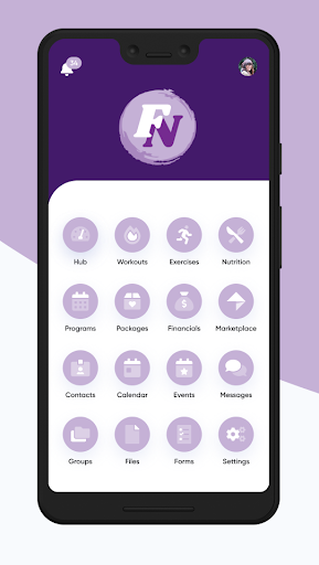 Android application Flatout Nutrition screenshort