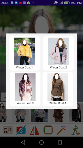 Winter Short Coat Fashion Screenshot