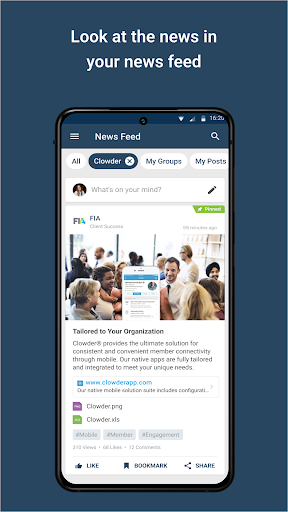 Android application FIA Engage screenshort