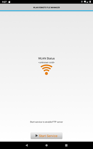 WLAN Remote File Manager Screen 3