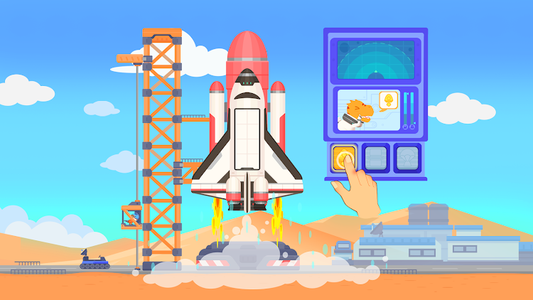 Dinosaur Rocket Games for kids - 1.0.7 - (Android)