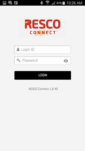 Android application RESCO Connect screenshort