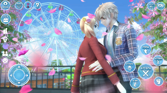 Anime School Girl Dating Sim apktram screenshots 10