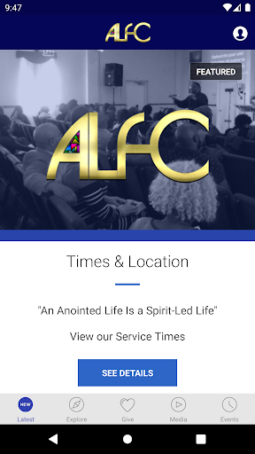 Android application ALFC Nashville screenshort