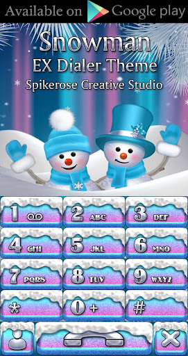 Snowman Go Keyboard theme Screen 3