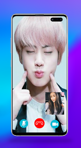 Captura de Pantalla 4 Jin Call You - BTS Jin Fake Vi android
