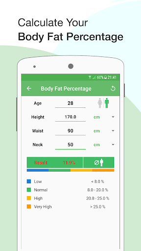 BMI Calculator: Weight Tracker Screen 2