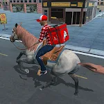 Cover Image of Télécharger Mounted Horse Rider Pizza  APK