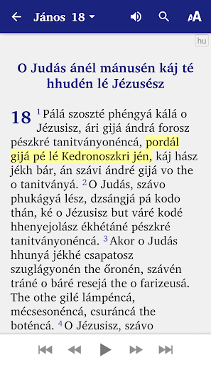 Android application Ianoșeskro evangheliumos 18-20 screenshort