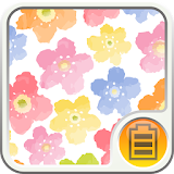 water color blooming Battery icon