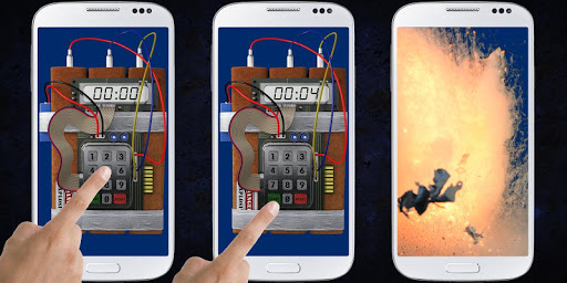 Android application Bombs explosions – simulator screenshort