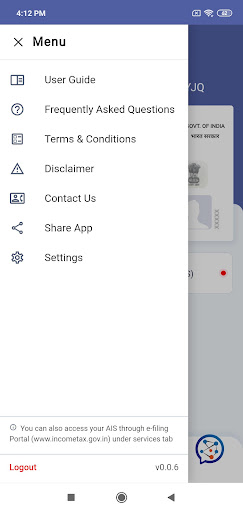 Android application AIS for Taxpayers screenshort