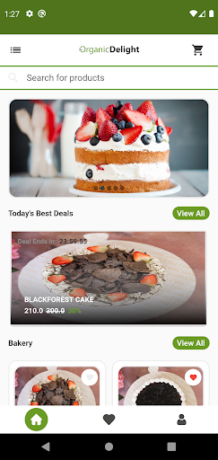 Organic Delight Screen 3