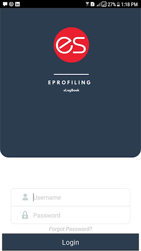 Android application eLogBook screenshort