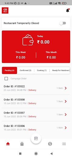 Restaurant Partner Screen 3