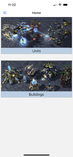 Android application SC2 Adviser screenshort