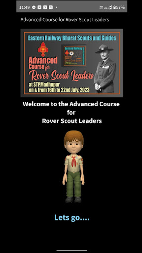 Android application ADVANCED COURSE RSL screenshort
