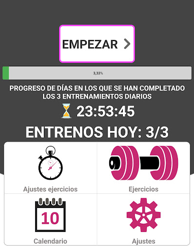 Vista previa de la aplicación