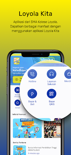 Android application Loyola Kita screenshort
