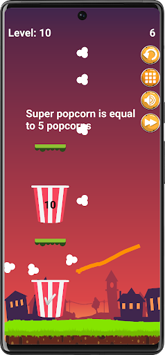 Popfill: Popcorn Physics Game Screen 2