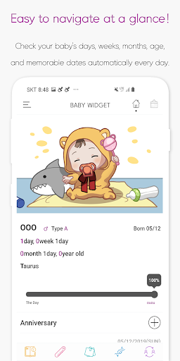 Baby Widget : Baby Tracker Screen 3