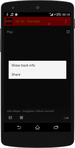 Love and Romance MUSIC Radio Screen 3