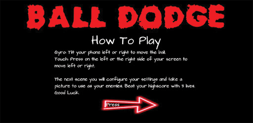 Ball Dodge Screen 3
