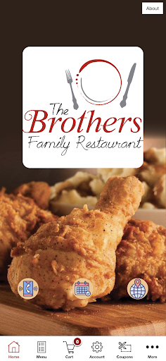 Android application The Brothers Restaurant screenshort