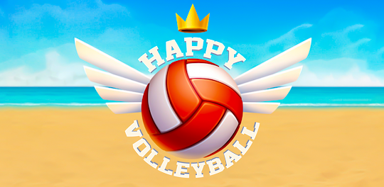 Happy volleyball