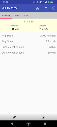GPS Logger Screen 3