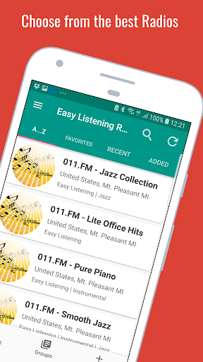 Android application Easy Listening Radio screenshort