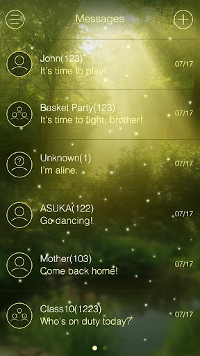 GO SMS SPARK THEME Screen 3