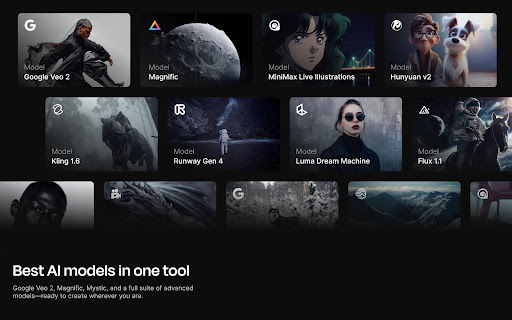 Screenshot of Freepik AI: Video Generator