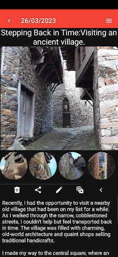 My Stories Screen 3
