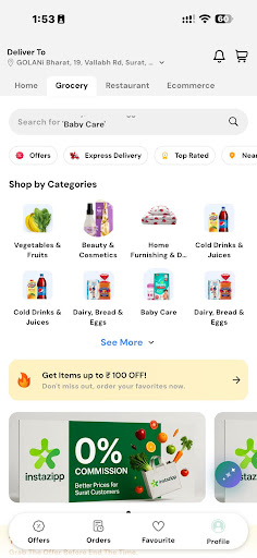 instazipp : Groceries & more screenshot 3