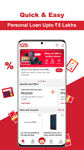 Home Credit: Loan, EMI, Deals Screen 2
