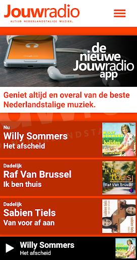 Android application Jouwradio screenshort
