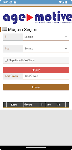 Age Otomotiv B4B Screen 2