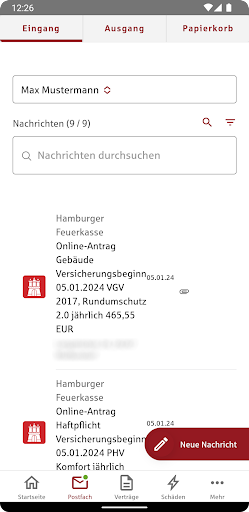 MeineFeuerkasse Screen 3