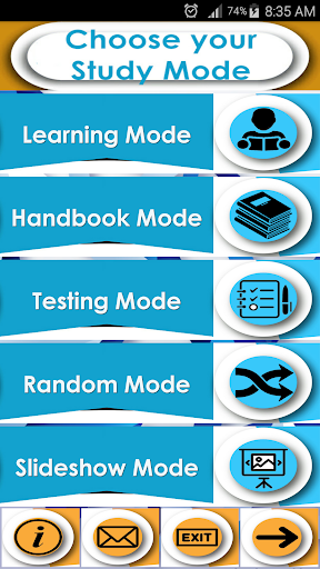 Android application MTM Exam: Review Notes & Quizz screenshort