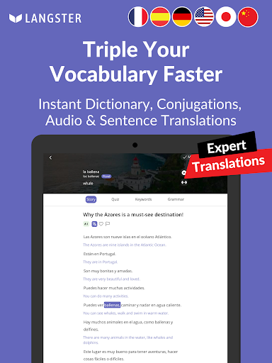 Screenshot of Langster: Language Learning